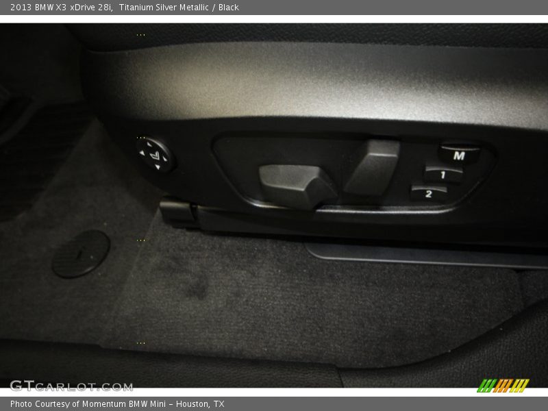 Titanium Silver Metallic / Black 2013 BMW X3 xDrive 28i