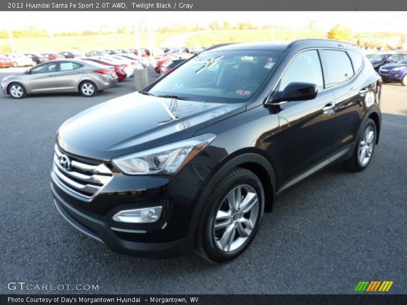 Twilight Black / Gray 2013 Hyundai Santa Fe Sport 2.0T AWD