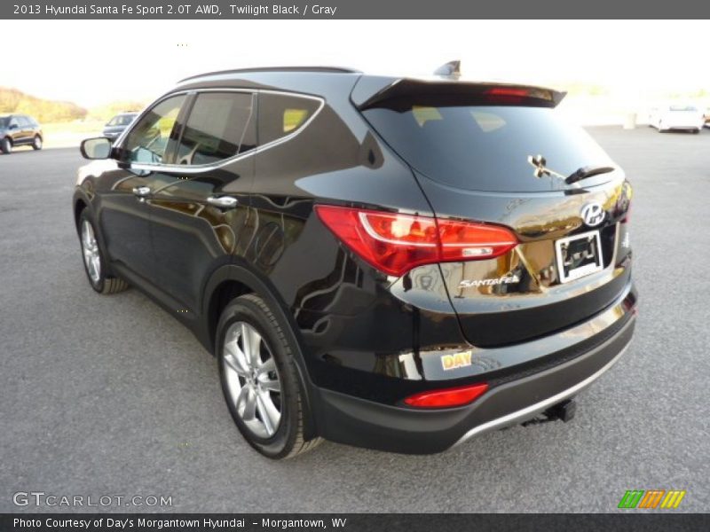 Twilight Black / Gray 2013 Hyundai Santa Fe Sport 2.0T AWD