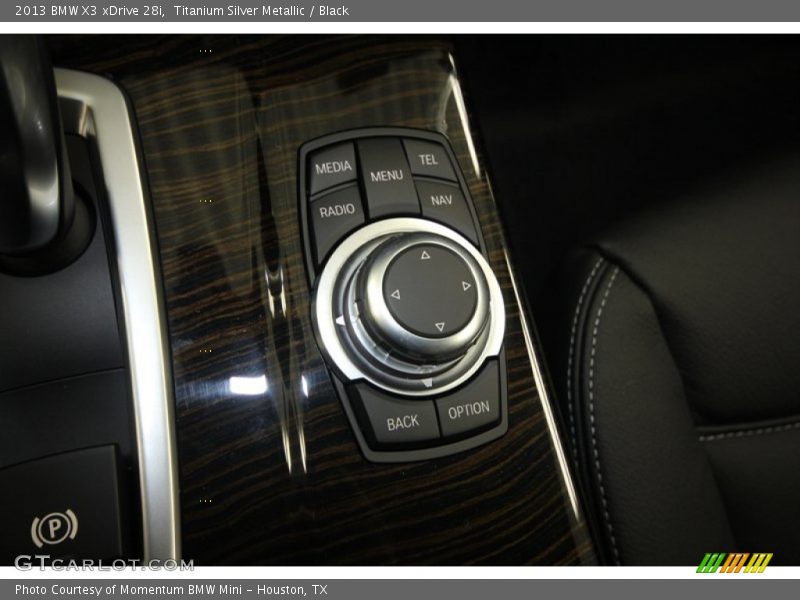 Titanium Silver Metallic / Black 2013 BMW X3 xDrive 28i