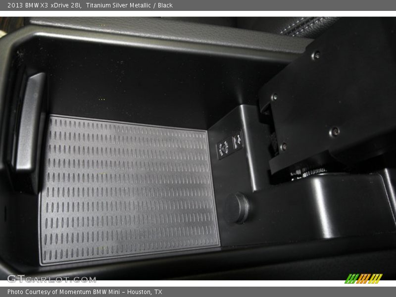 Titanium Silver Metallic / Black 2013 BMW X3 xDrive 28i