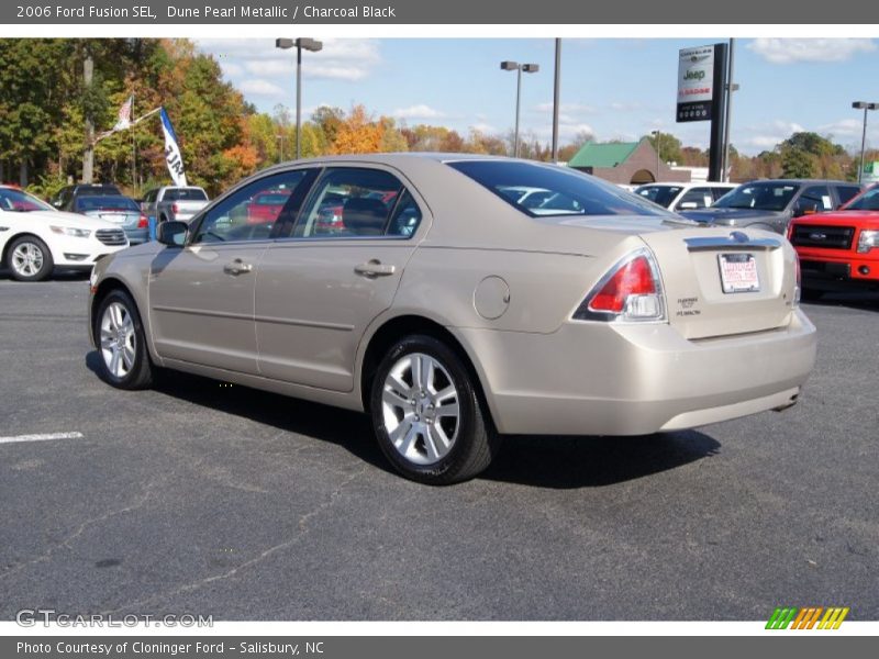 Dune Pearl Metallic / Charcoal Black 2006 Ford Fusion SEL
