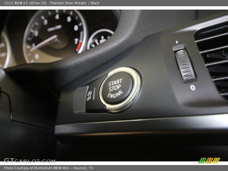 Titanium Silver Metallic / Black 2013 BMW X3 xDrive 28i