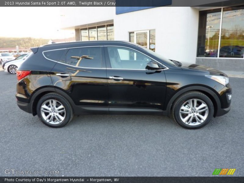 Twilight Black / Gray 2013 Hyundai Santa Fe Sport 2.0T AWD