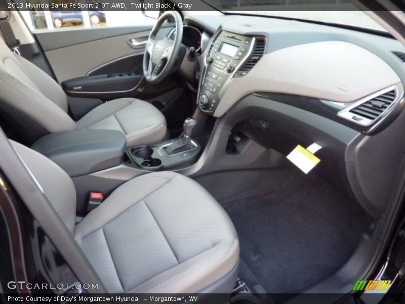 Twilight Black / Gray 2013 Hyundai Santa Fe Sport 2.0T AWD
