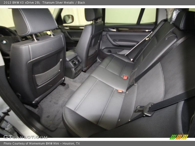 Titanium Silver Metallic / Black 2013 BMW X3 xDrive 28i