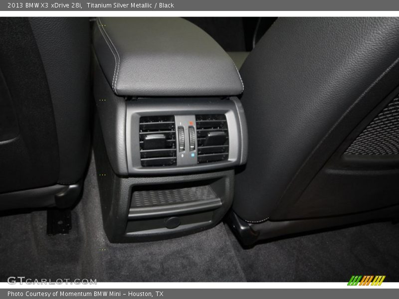 Titanium Silver Metallic / Black 2013 BMW X3 xDrive 28i