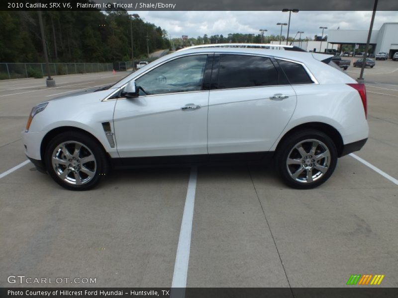 Platinum Ice Tricoat / Shale/Ebony 2010 Cadillac SRX V6