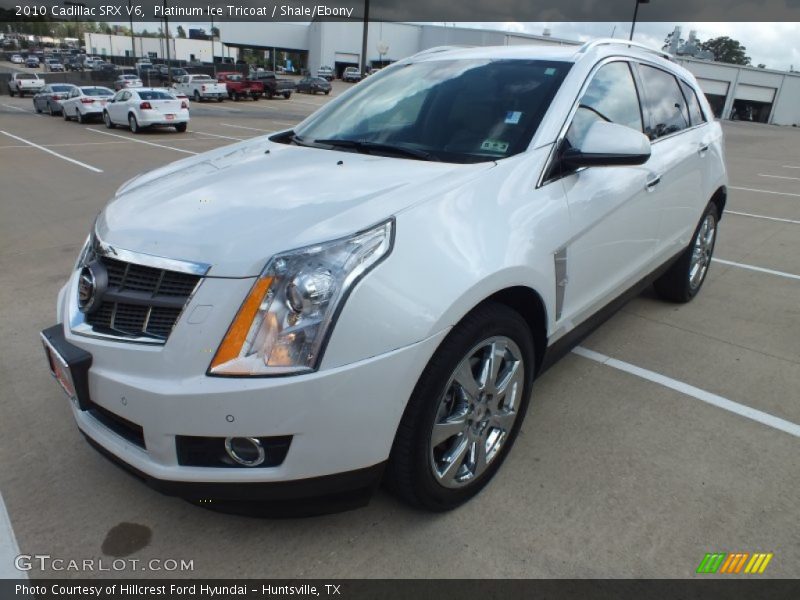 Platinum Ice Tricoat / Shale/Ebony 2010 Cadillac SRX V6