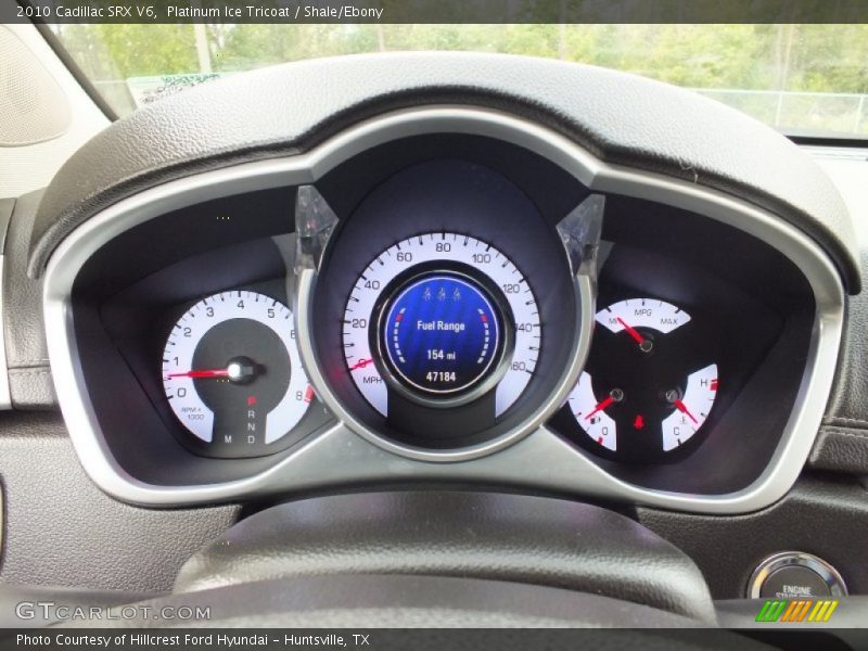 Platinum Ice Tricoat / Shale/Ebony 2010 Cadillac SRX V6