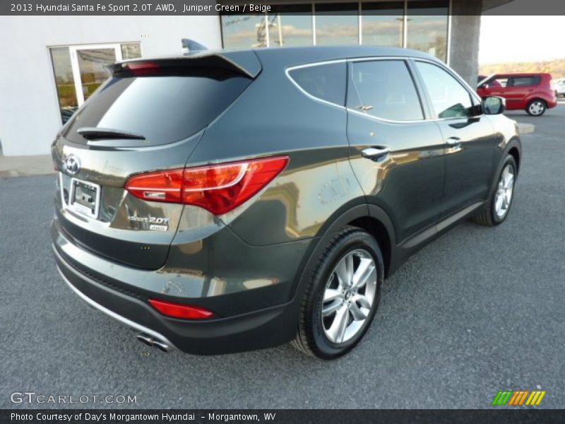 Juniper Green / Beige 2013 Hyundai Santa Fe Sport 2.0T AWD