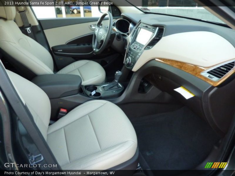  2013 Santa Fe Sport 2.0T AWD Beige Interior