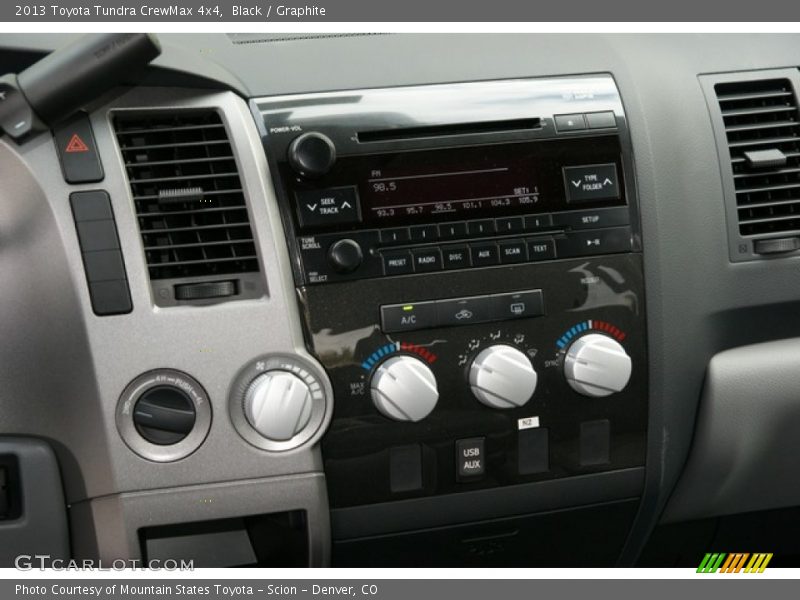 Controls of 2013 Tundra CrewMax 4x4