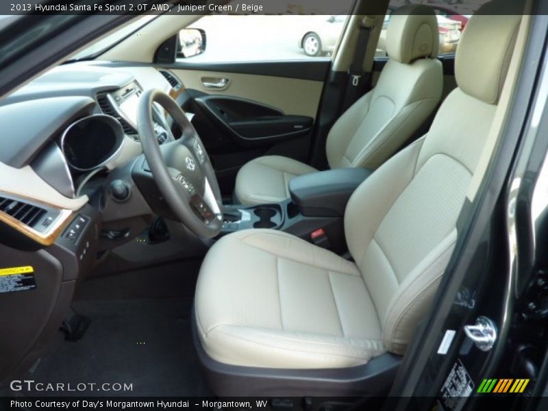  2013 Santa Fe Sport 2.0T AWD Beige Interior