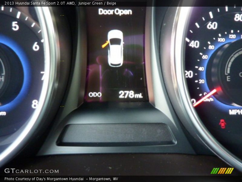 Juniper Green / Beige 2013 Hyundai Santa Fe Sport 2.0T AWD