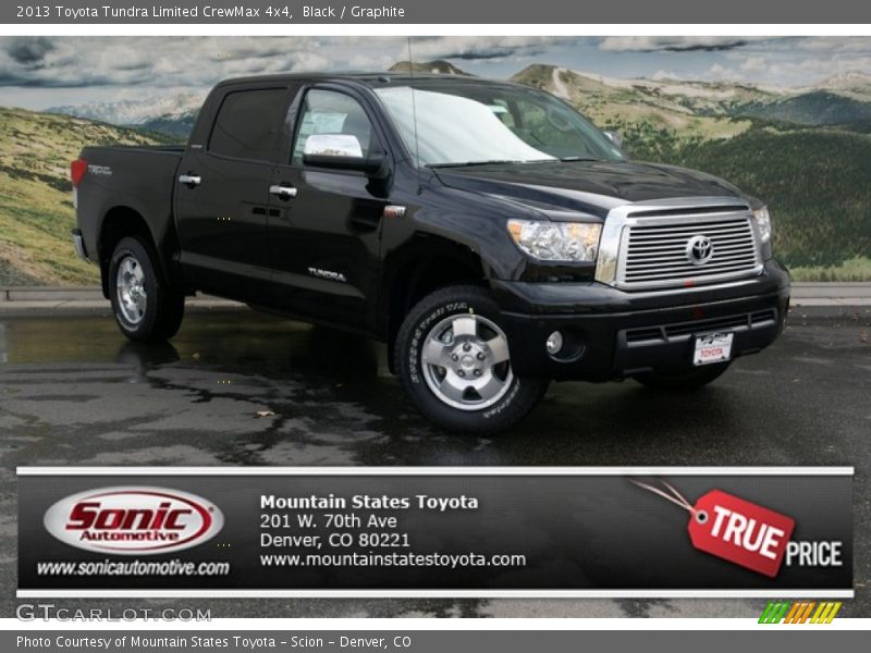 Black / Graphite 2013 Toyota Tundra Limited CrewMax 4x4