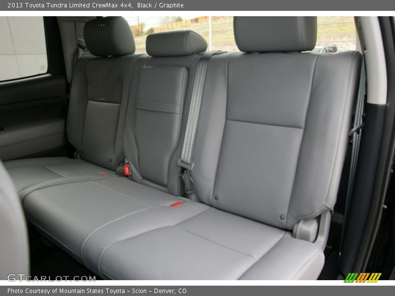 Rear Seat of 2013 Tundra Limited CrewMax 4x4