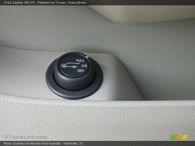 Platinum Ice Tricoat / Shale/Ebony 2010 Cadillac SRX V6