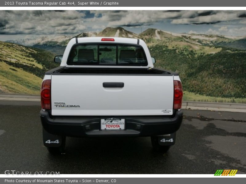 Super White / Graphite 2013 Toyota Tacoma Regular Cab 4x4