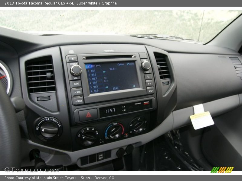 Dashboard of 2013 Tacoma Regular Cab 4x4