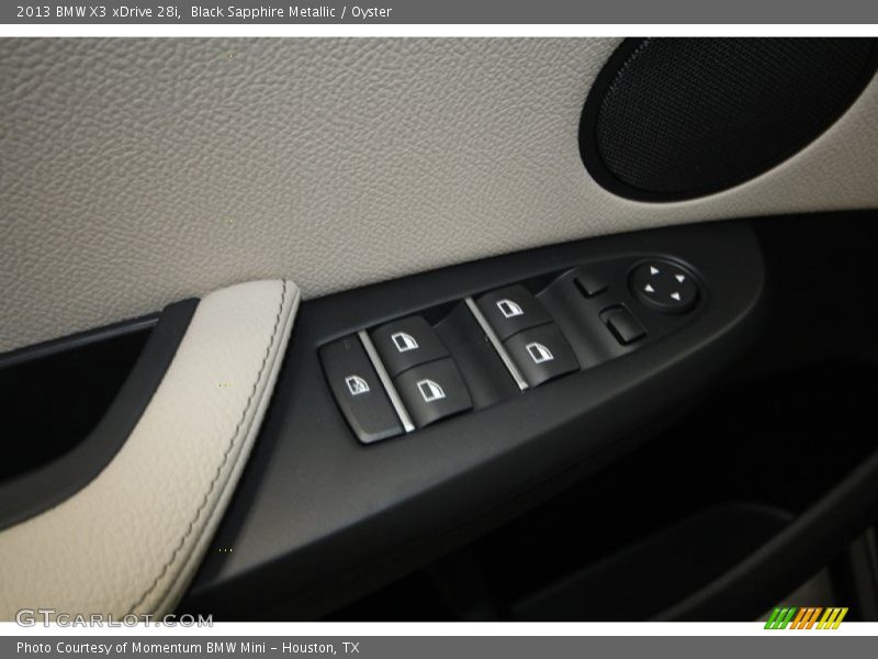 Black Sapphire Metallic / Oyster 2013 BMW X3 xDrive 28i