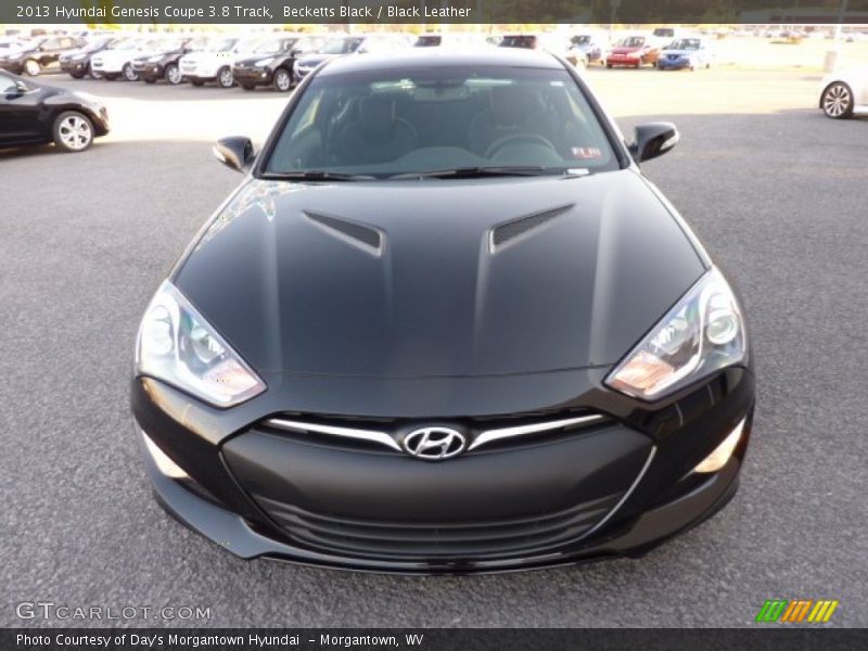 Becketts Black / Black Leather 2013 Hyundai Genesis Coupe 3.8 Track