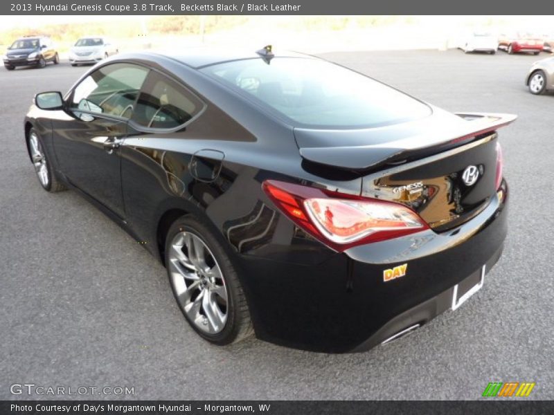 Becketts Black / Black Leather 2013 Hyundai Genesis Coupe 3.8 Track