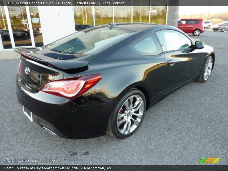 Becketts Black / Black Leather 2013 Hyundai Genesis Coupe 3.8 Track