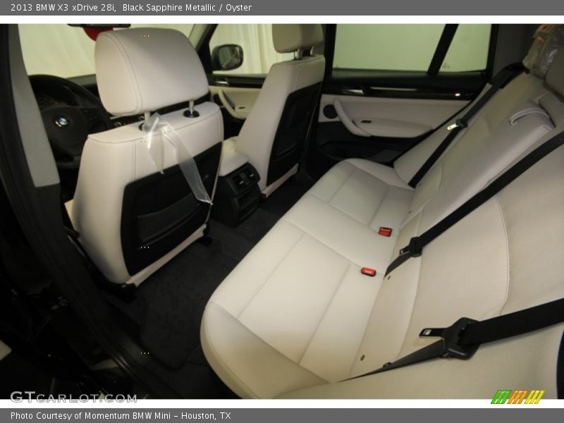 Black Sapphire Metallic / Oyster 2013 BMW X3 xDrive 28i