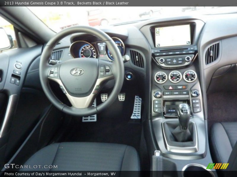 Dashboard of 2013 Genesis Coupe 3.8 Track