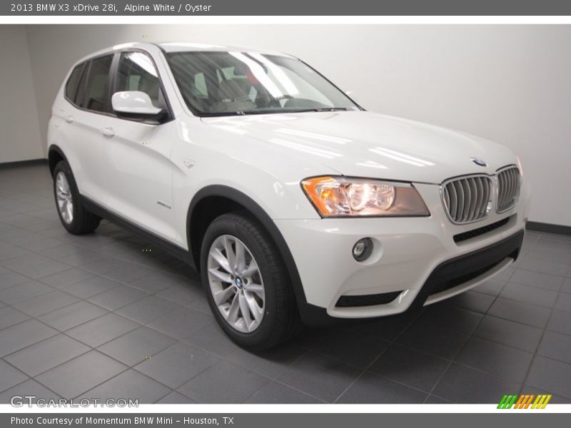 Alpine White / Oyster 2013 BMW X3 xDrive 28i