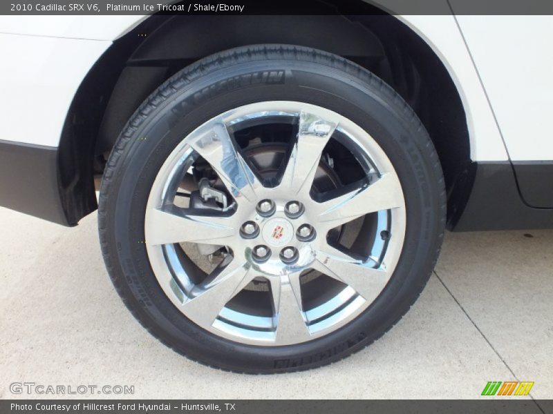 Platinum Ice Tricoat / Shale/Ebony 2010 Cadillac SRX V6
