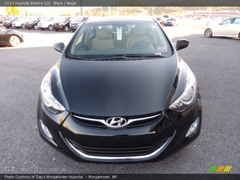 Black / Beige 2013 Hyundai Elantra GLS