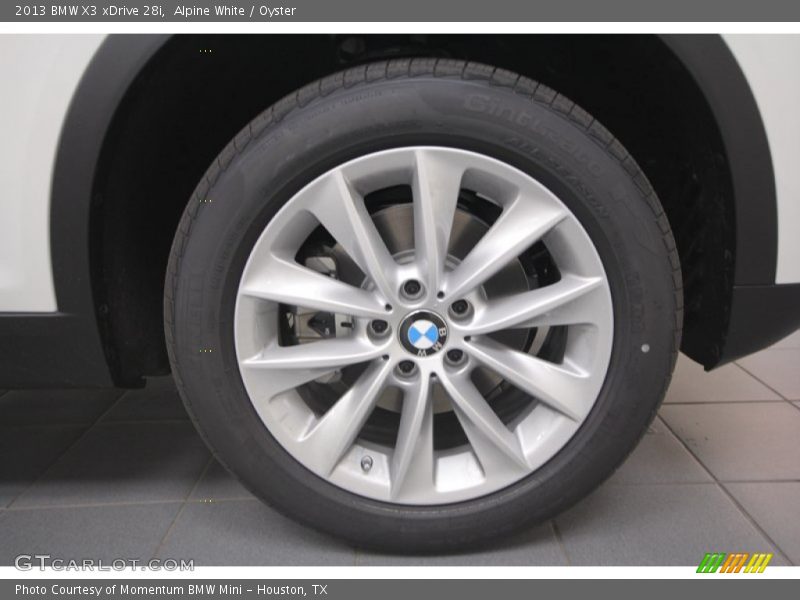 Alpine White / Oyster 2013 BMW X3 xDrive 28i