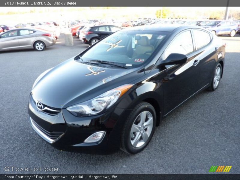 Black / Beige 2013 Hyundai Elantra GLS