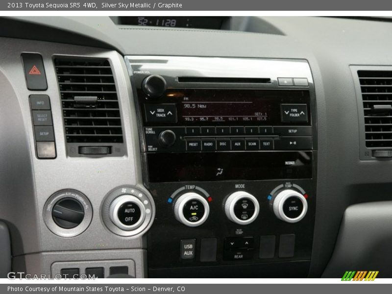 Silver Sky Metallic / Graphite 2013 Toyota Sequoia SR5 4WD