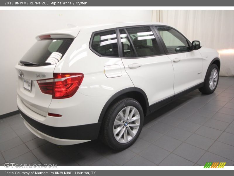 Alpine White / Oyster 2013 BMW X3 xDrive 28i