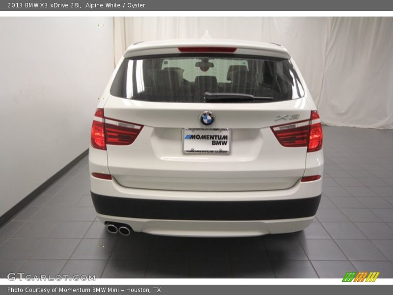 Alpine White / Oyster 2013 BMW X3 xDrive 28i