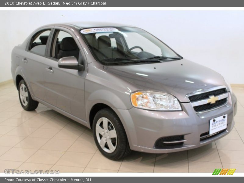 Medium Gray / Charcoal 2010 Chevrolet Aveo LT Sedan