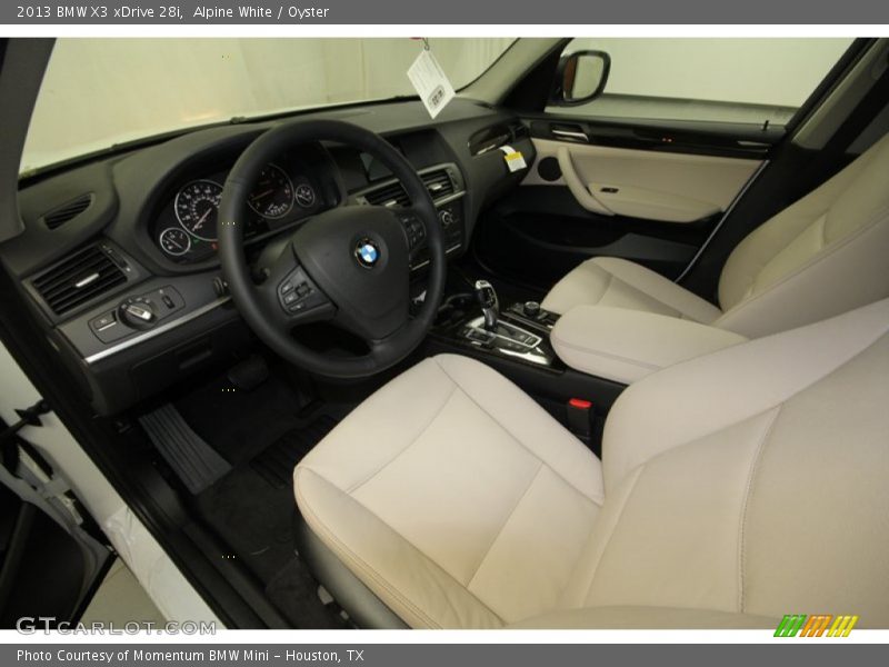 Alpine White / Oyster 2013 BMW X3 xDrive 28i