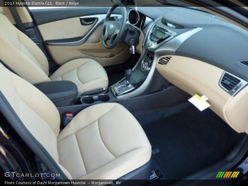 Black / Beige 2013 Hyundai Elantra GLS