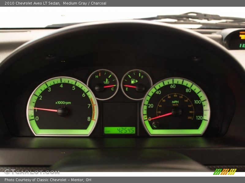 Medium Gray / Charcoal 2010 Chevrolet Aveo LT Sedan