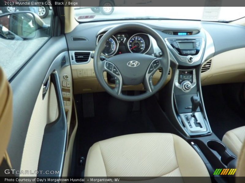 Black / Beige 2013 Hyundai Elantra GLS