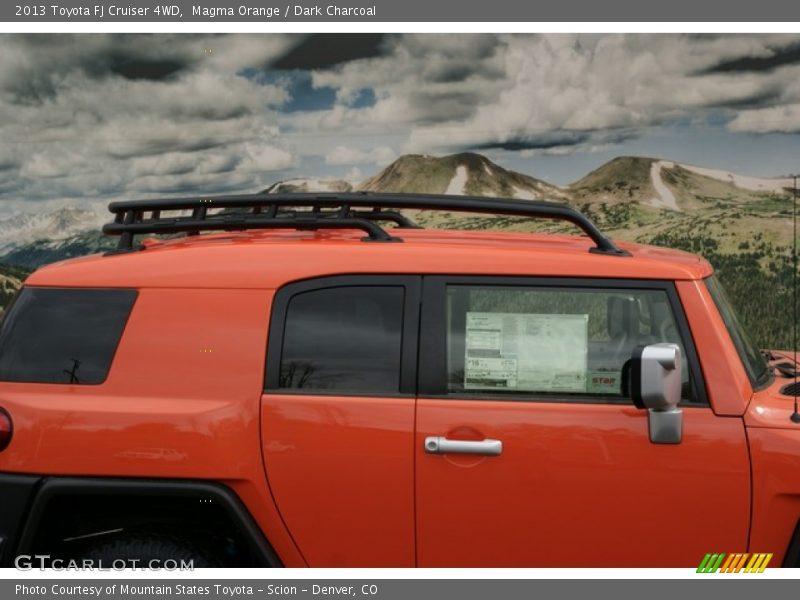 Magma Orange / Dark Charcoal 2013 Toyota FJ Cruiser 4WD