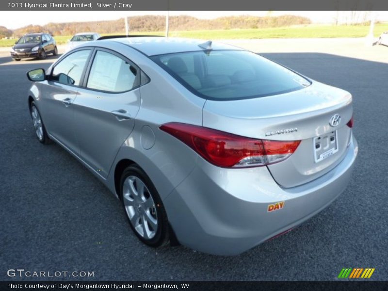 Silver / Gray 2013 Hyundai Elantra Limited