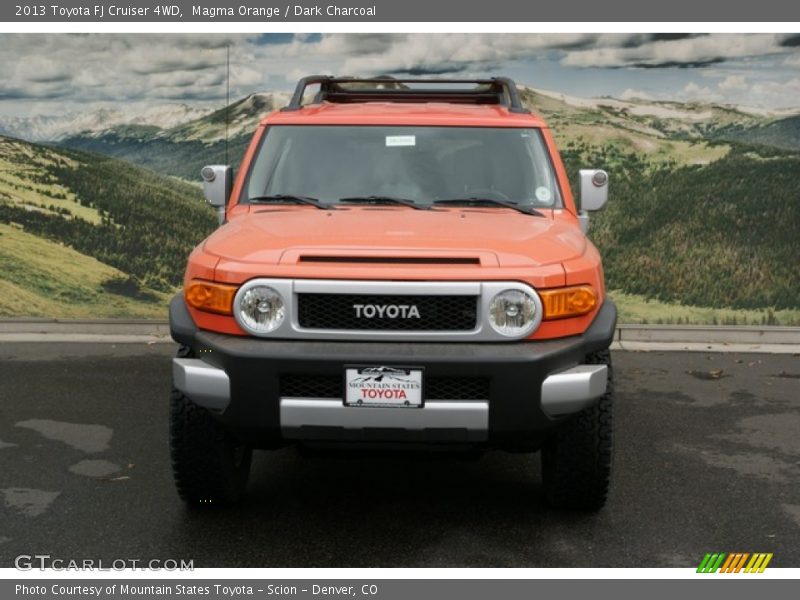 Magma Orange / Dark Charcoal 2013 Toyota FJ Cruiser 4WD