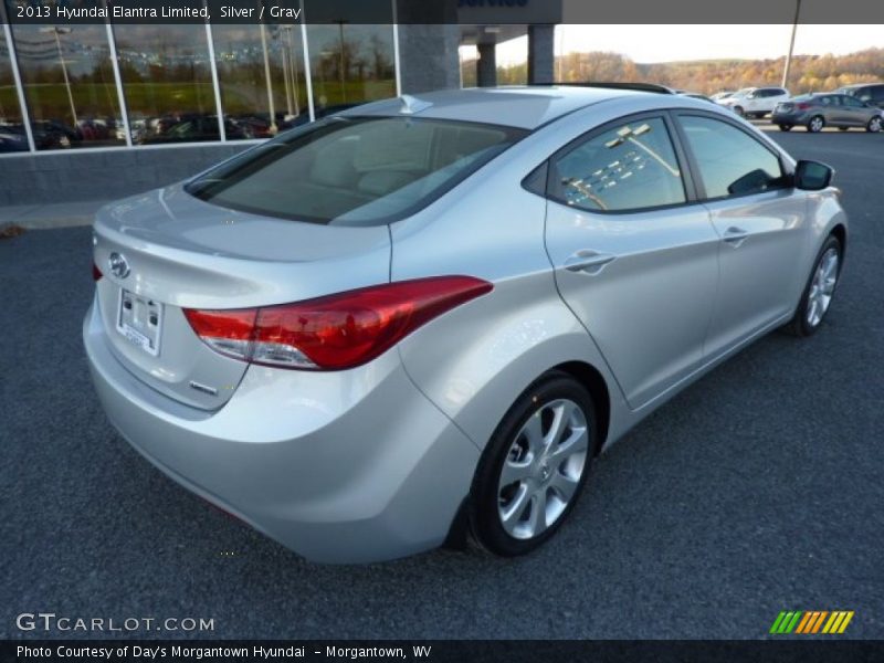 Silver / Gray 2013 Hyundai Elantra Limited