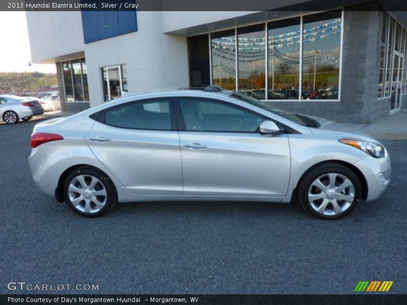 Silver / Gray 2013 Hyundai Elantra Limited