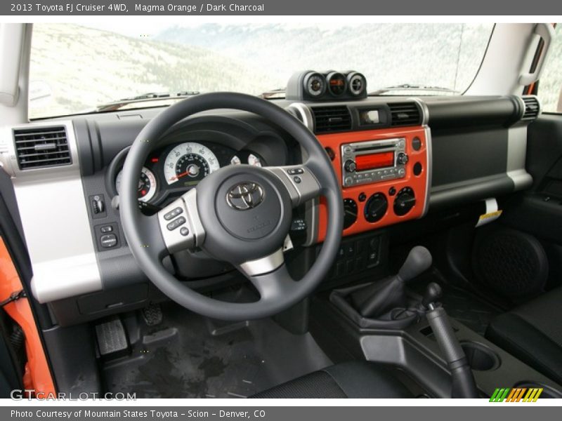 Dashboard of 2013 FJ Cruiser 4WD