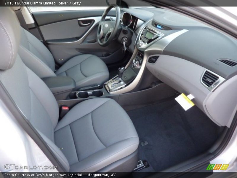 Silver / Gray 2013 Hyundai Elantra Limited